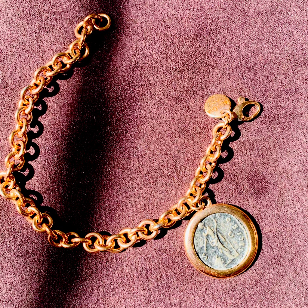 Italian Roman Coin Bracelet